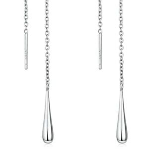 Teardrop Pull Through Earrings